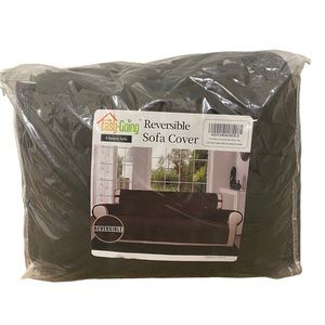 Reversible sofa cover, Sized for a 4-Seater Sofa (see package pic)